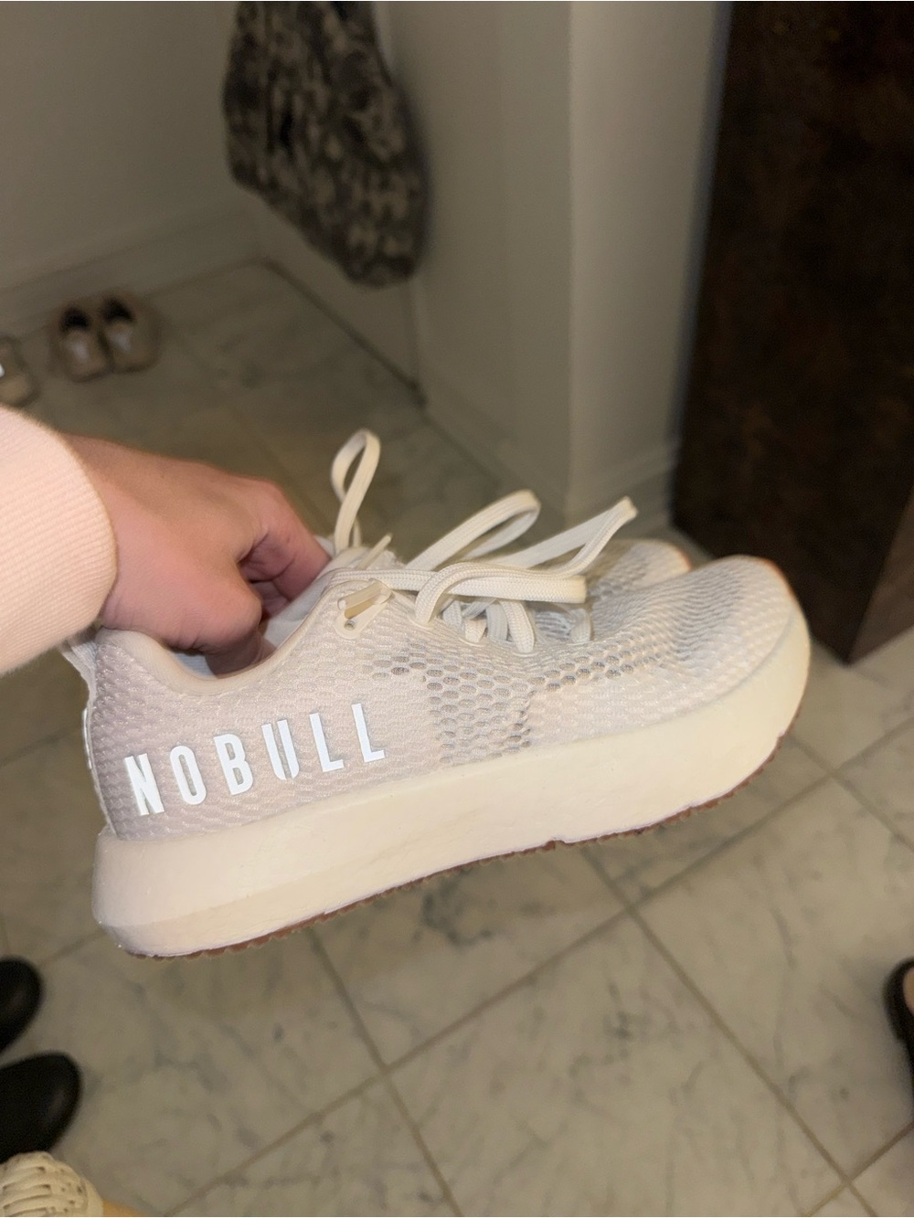 NOBULL White Mesh Sneaker